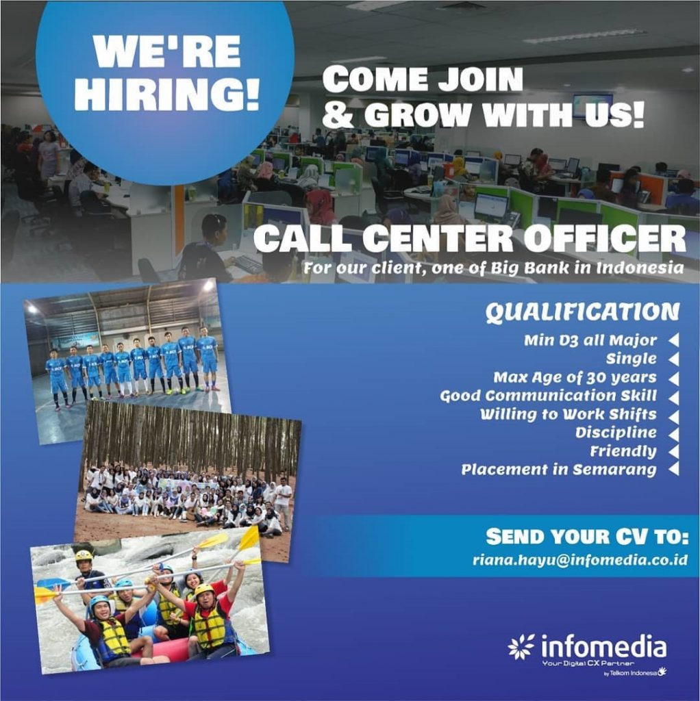 Call center Officer Infomedia
